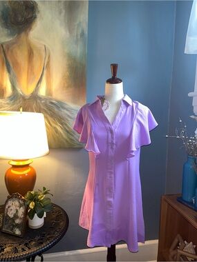 NEW WITH TAGS Umgee Lilac Size S Dress. Short Sleeve.